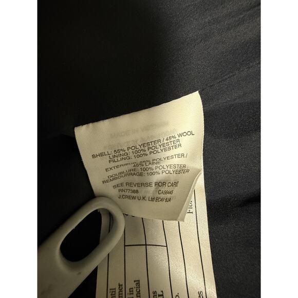 J Crew Vest Womens Small Red Plaid Wool Blend Puffer Quilted Zip Up Sleeveless - Picture 10 of 12